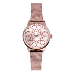 Alhambra Women - Pure Rose Gold Swiss Watch - MirajCollections